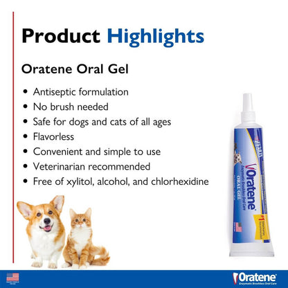 Oratene Veterinarian Antiseptic Oral Gel   1.0 oz