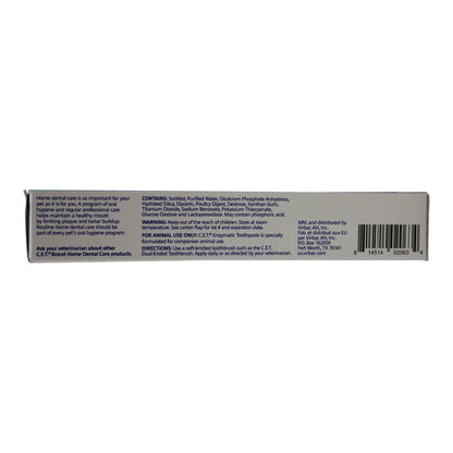 Virbac C.E.T. Enzymatic Pet Toothpaste for Dogs & Cats, Poultry, 2.5 oz