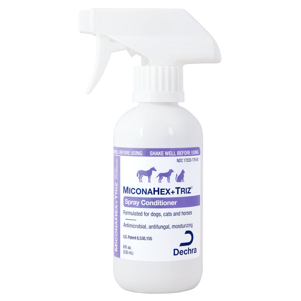 miconahex+ triz spray for dogs  cats  and horses, 8 oz