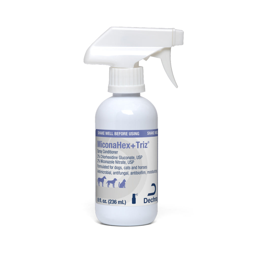 miconahex+ triz spray for dogs  cats  and horses, 8 oz