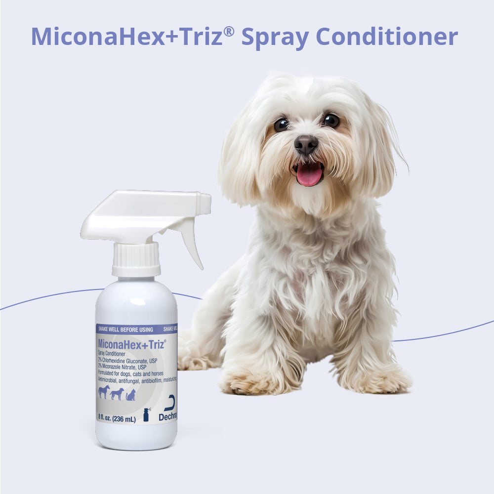 miconahex+ triz spray for dogs  cats  and horses, 8 oz