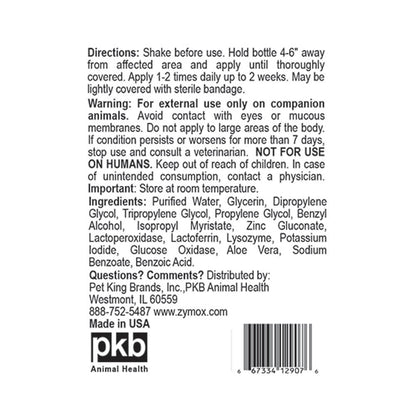 Zymox Spray without Hydrocortisone  2 oz