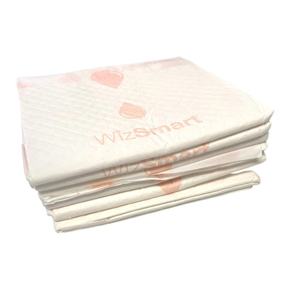 WizSmart Essentials Large Dog Pads, 23.5" x 22", Extra Absorbent Puppy Training Pads, Indoor Potty Pads, Leakproof Gel Pads for Small Dogs, Crate, House, Travel, Eco-Friendly, Non-Slip - 10 Count