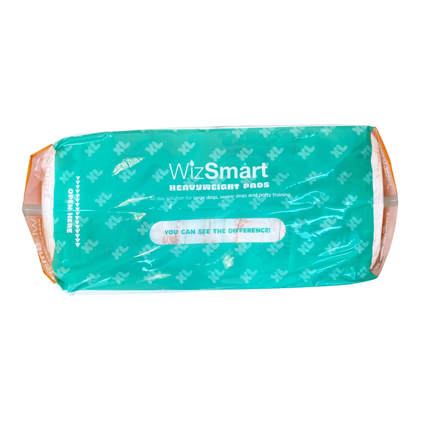 wizsmart heavyweight dog pee pads for large dogs, puppies, seniors – ultra absorbent, leak proof, odor control, quick dry, xl training pads with stay put tabs – 23.5" x 31.5", 14 cup capacity