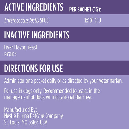 Purina Veterinary Diets FortiFlora K9 Sup  30 ct