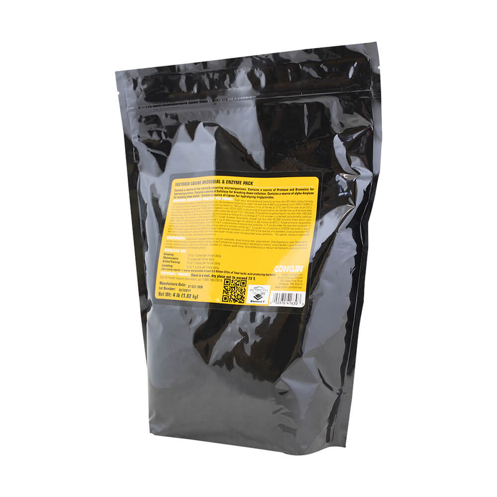 fastrack equine microbial and enzyme pack, 4 lb.