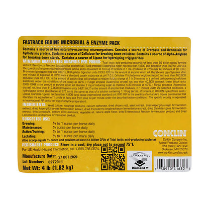 Fastrack Equine Microbial And Enzyme Pack, 4 lb.