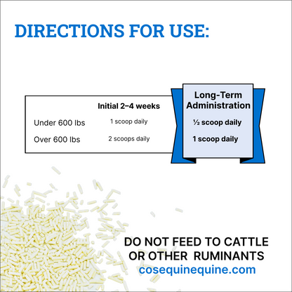Cosequin Optimized Pellets with MSM Joint Health Supplement for Horses, 1400 Grams