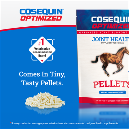 Cosequin Optimized Pellets with MSM Joint Health Supplement for Horses, 1400 Grams