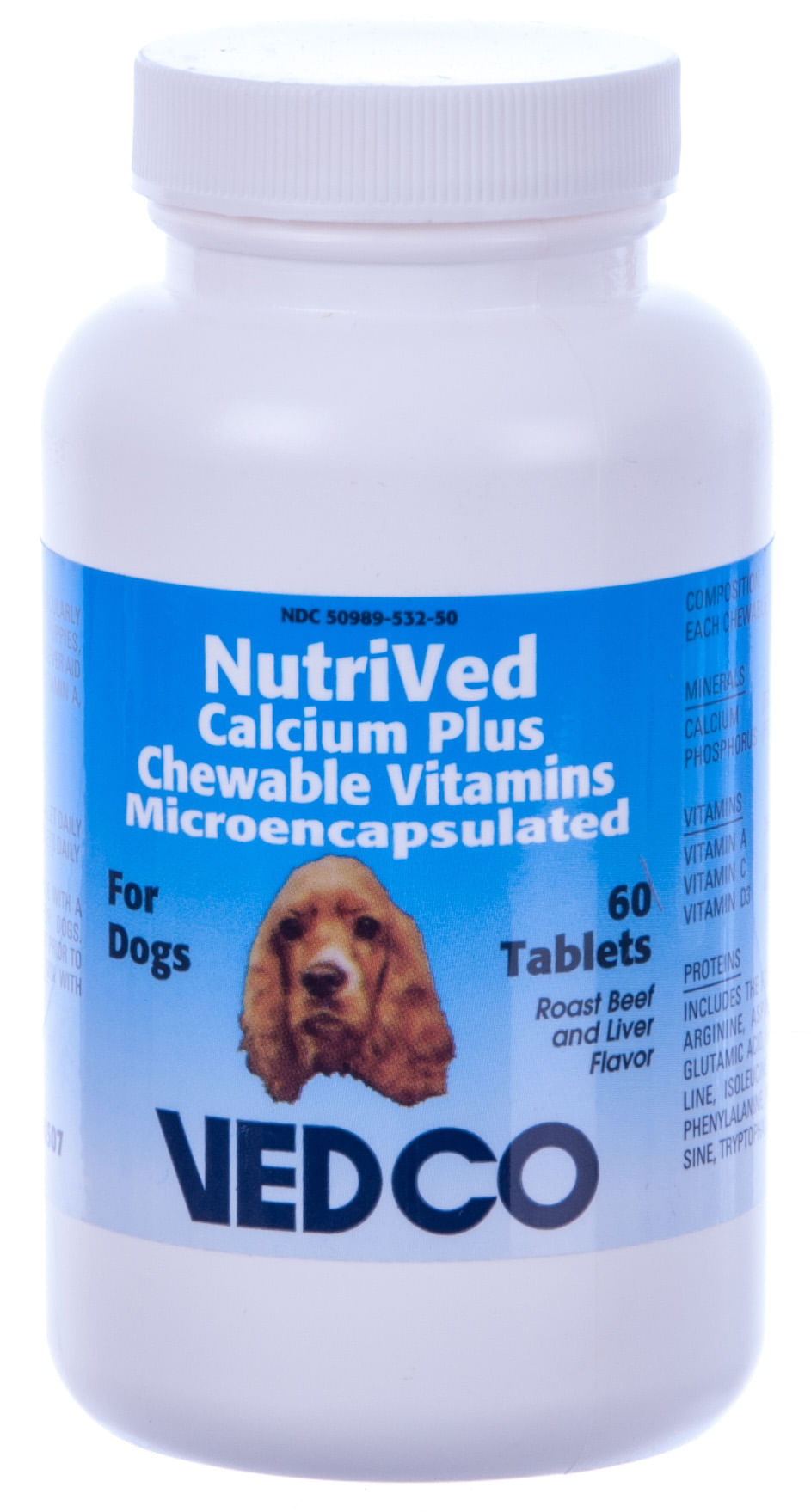 nutrived calcium plus tabs 60ct