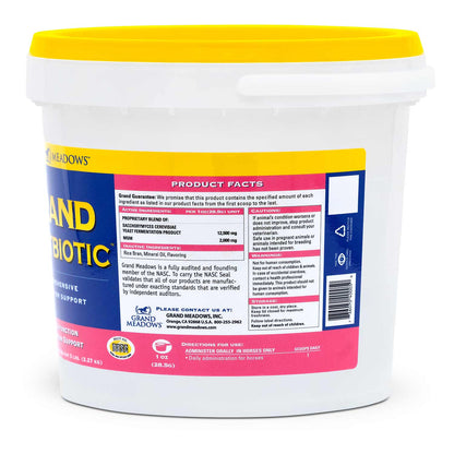 Grand Postbiotic Digestion Supplement for Horses, 5 lb – Equine Gut Health Powder with Postbiotics, Probiotics, Prebiotics – Daily Horse Nutrition for Digestive Balance, Immune Support, Performance