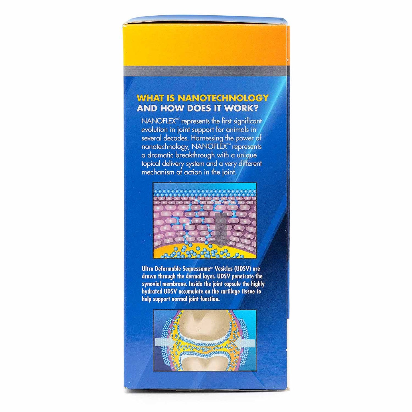 grand meadows nanoflex advanced topical joint support for horses, dogs & cats, 4 oz – pet mobility & flexibility aid, daily comfort formula for active, aging & performance animals