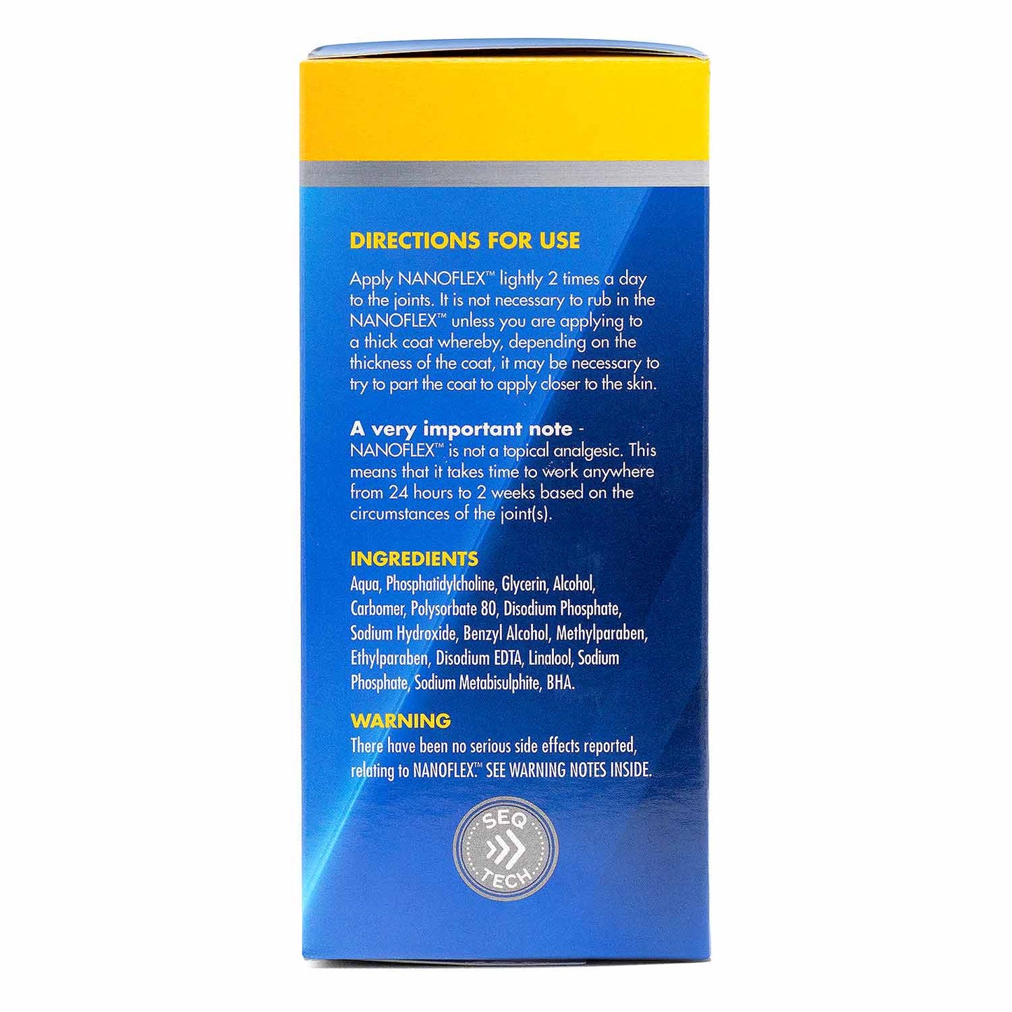 grand meadows nanoflex advanced topical joint support for horses, dogs & cats, 4 oz – pet mobility & flexibility aid, daily comfort formula for active, aging & performance animals