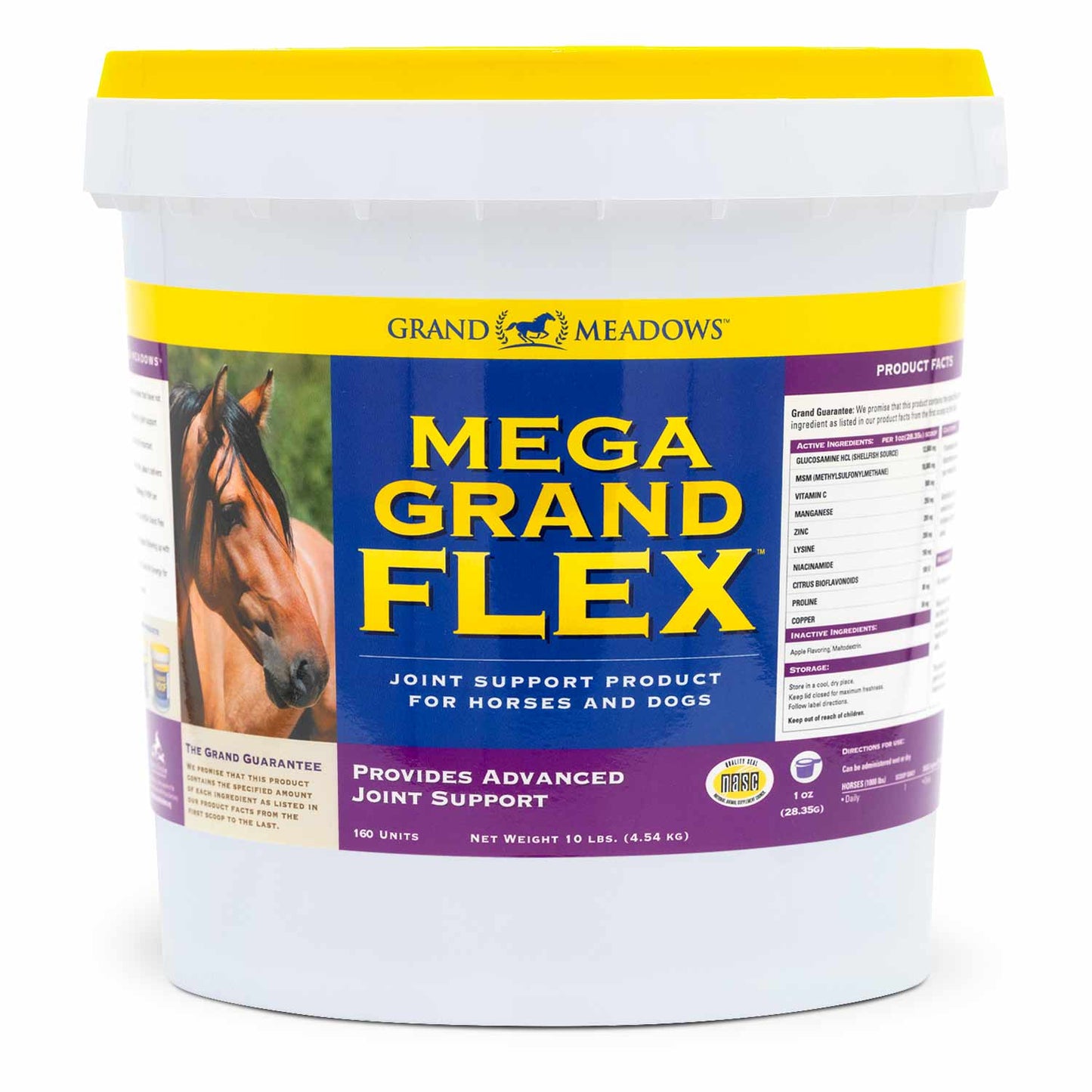 mega grand flex joint supplement for horses, 10 lb