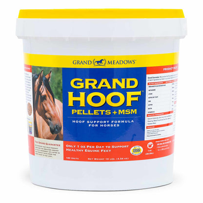 Grand Hoof Pellets with MSM Supplement for Horses, 10 lb