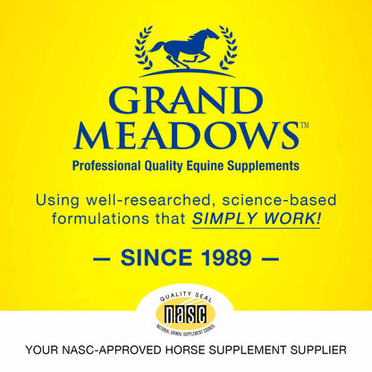 Grand Vite Horse Vitamins Supplement, 10 lb – Full Spectrum Equine Vitamins, Minerals, Amino Acids, Biotin, Omega – Daily Nutritional Support for Coat, Digestion, Senior & Breeding Horses