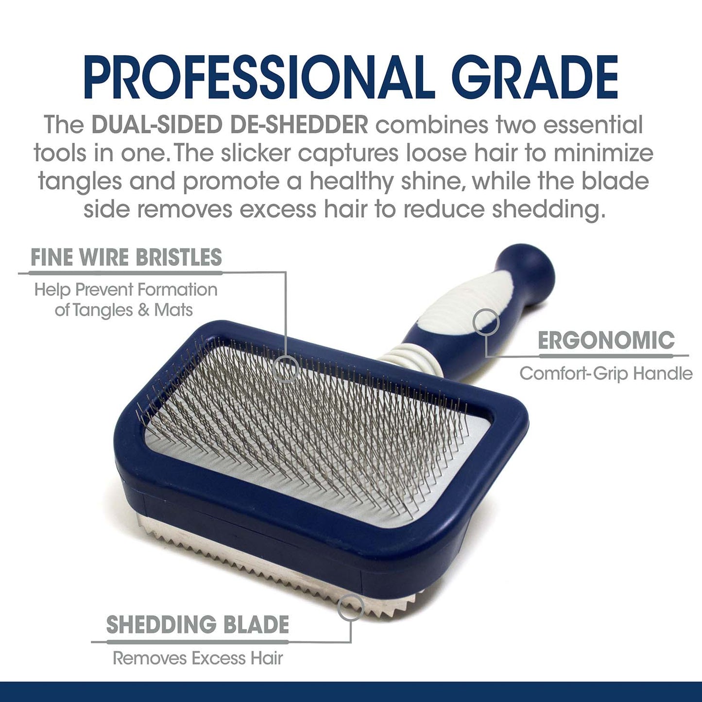 magic coat professional series dual-sided deshedder