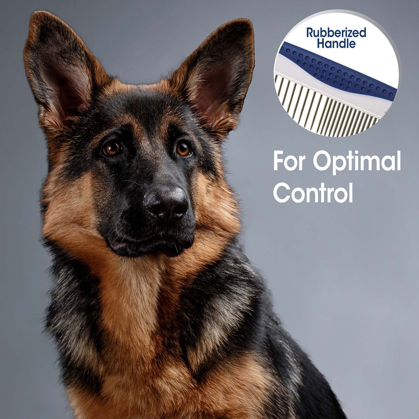 magic coat professional series non-slip grip pet comb