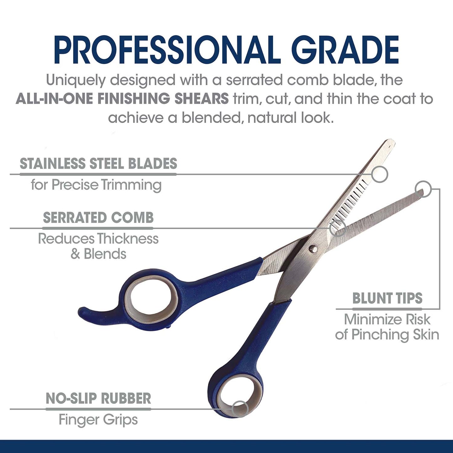 magic coat professional series all-in-one finishing grooming shears