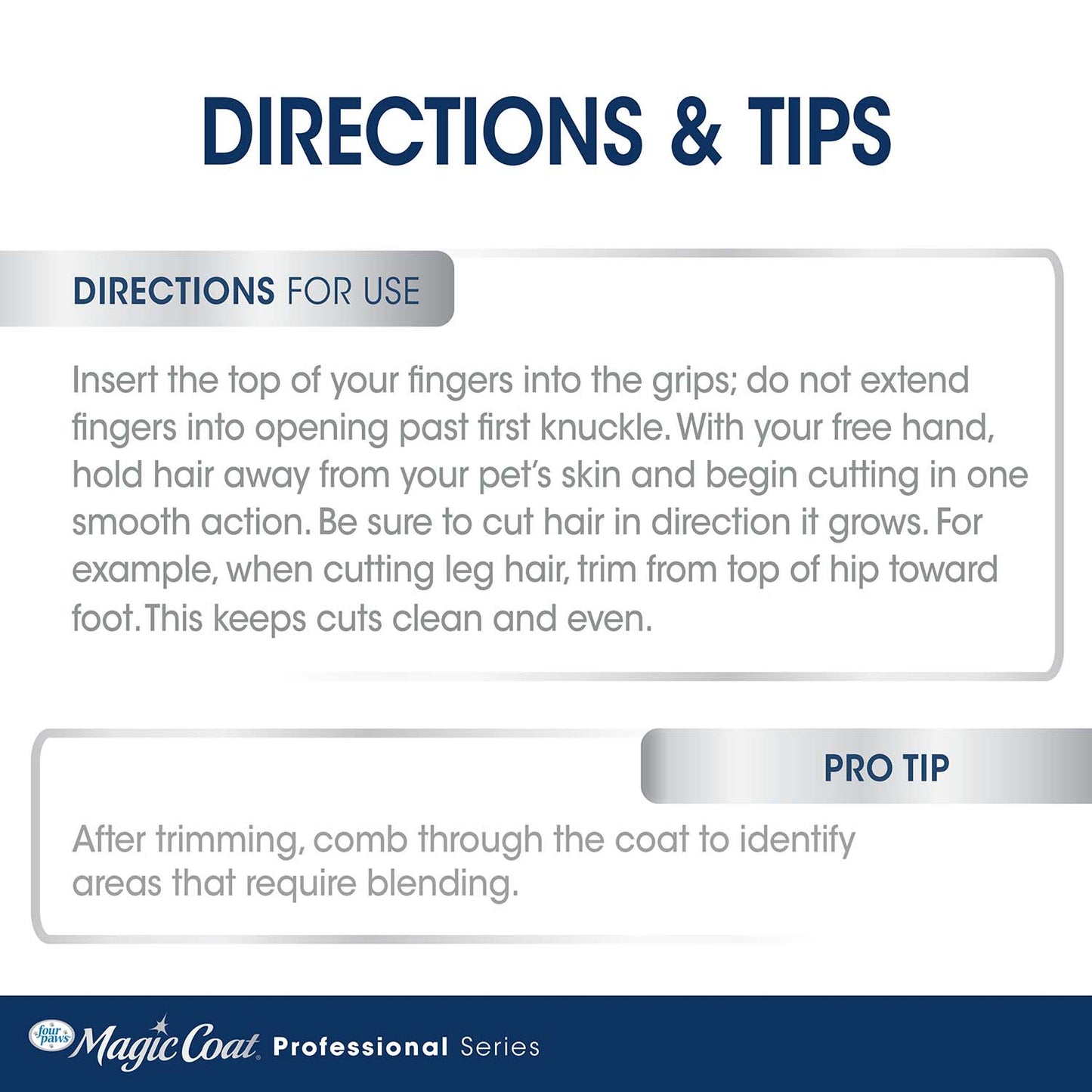 magic coat professional series all-in-one finishing grooming shears