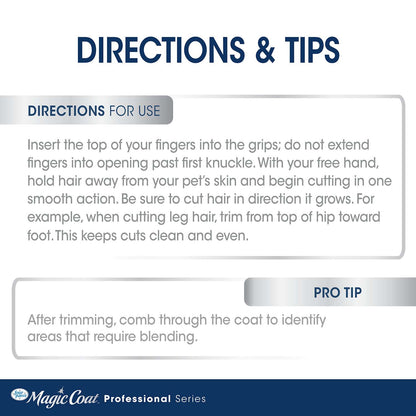 Magic Coat Professional Series All-in-One Finishing Grooming Shears