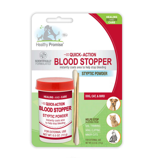 Healthy Promise Quick-Action Pet Blood Stopper Styptic, 0.5 Ounce