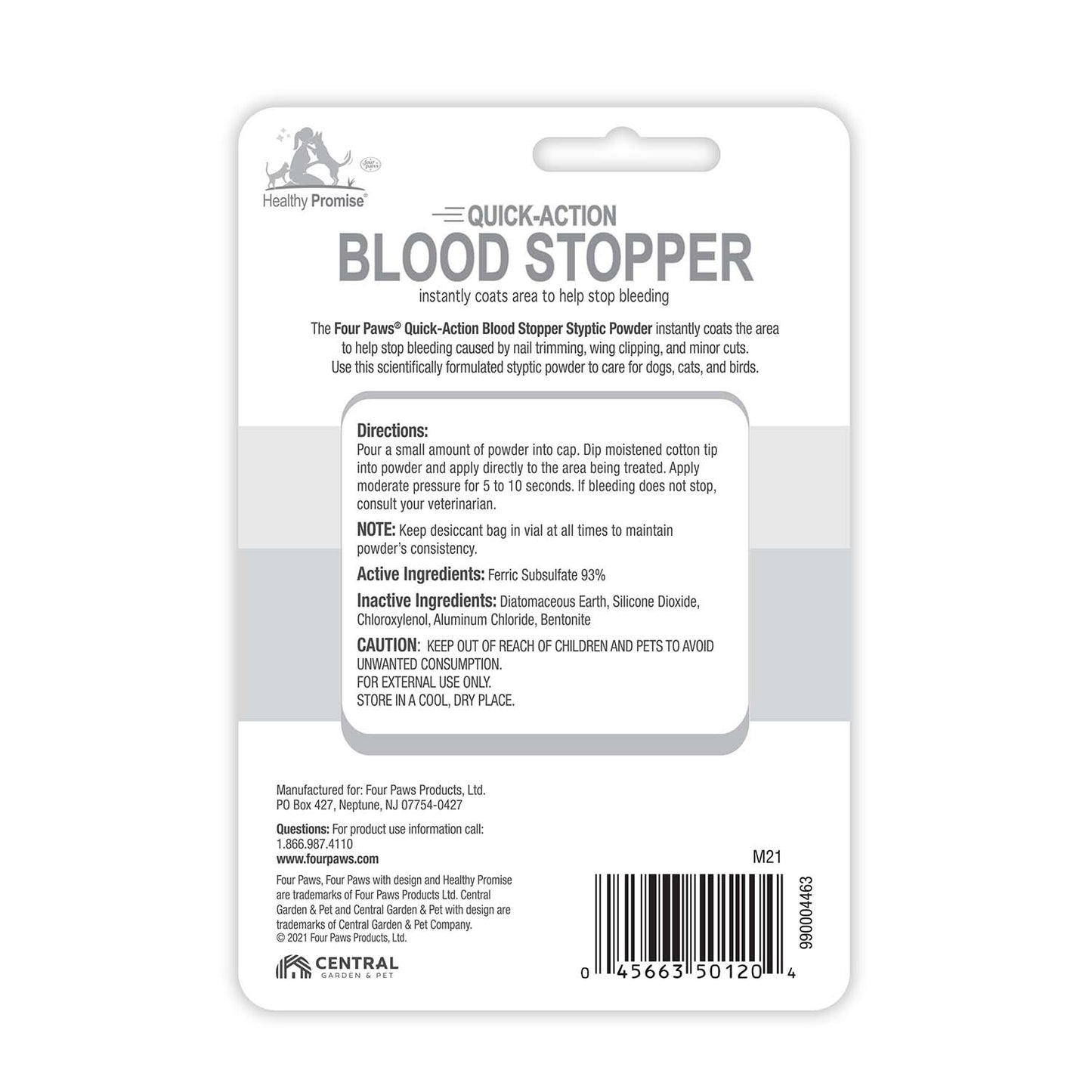 healthy promise quick-action pet blood stopper styptic, 0.5 ounce