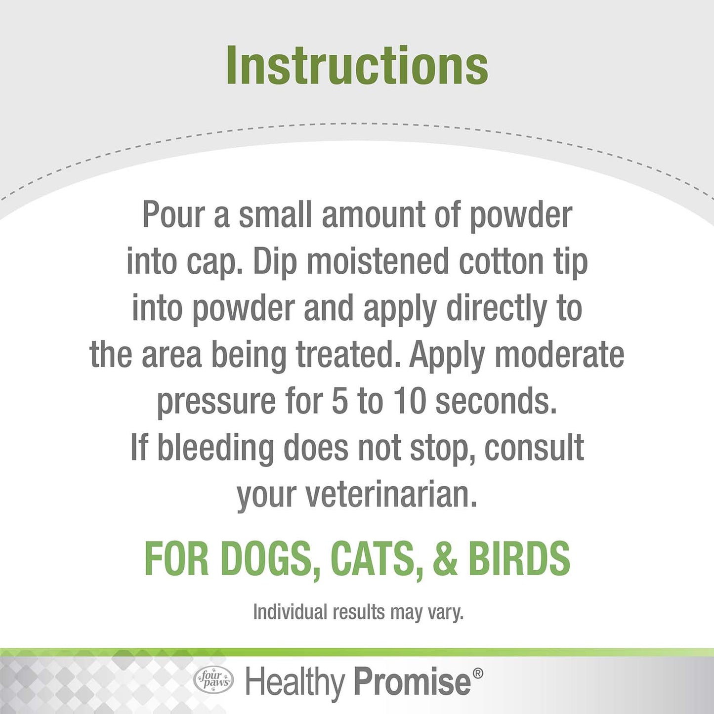 healthy promise quick-action pet blood stopper styptic, 0.5 ounce