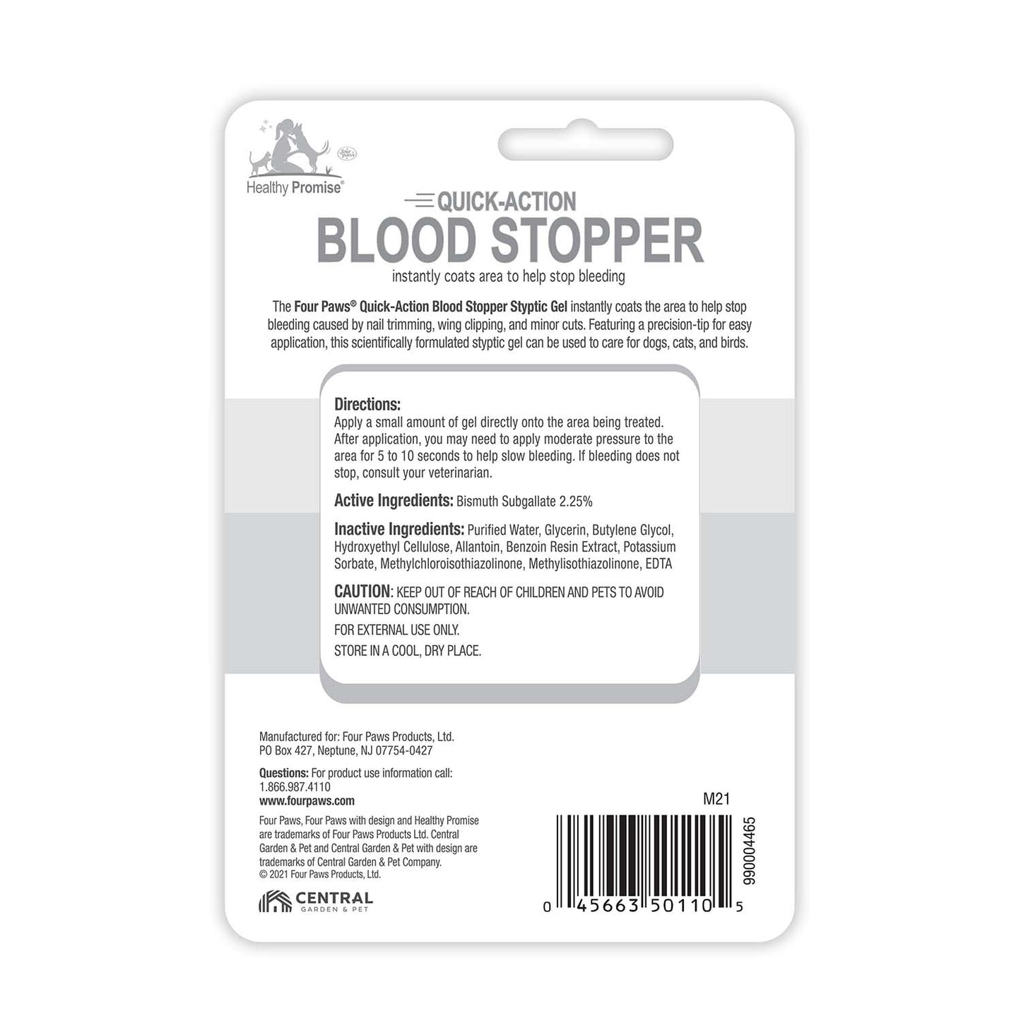 healthy promise pet blood stopper gel, 1.16 ounce