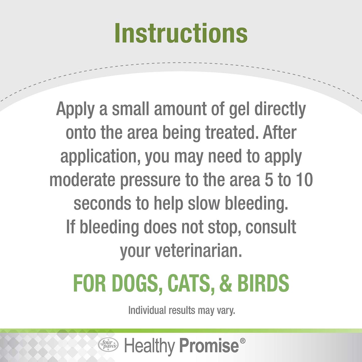 healthy promise pet blood stopper gel, 1.16 ounce