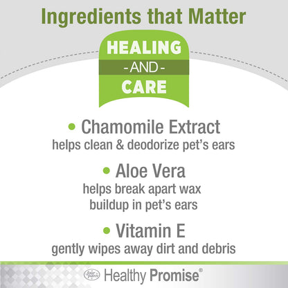 Healthy Promise Cat & Dog Ear Wipes (35 Count)