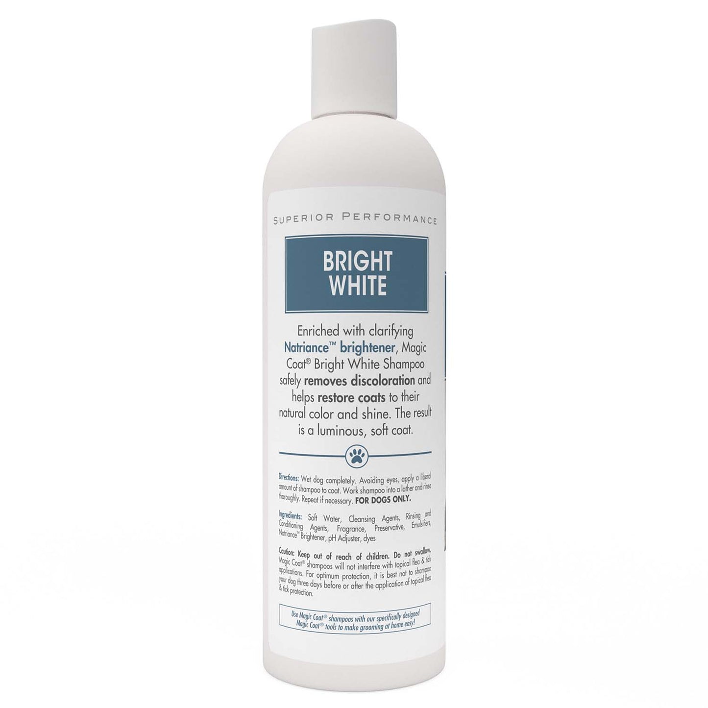 magic coat bright white shampoo, 16 ounce