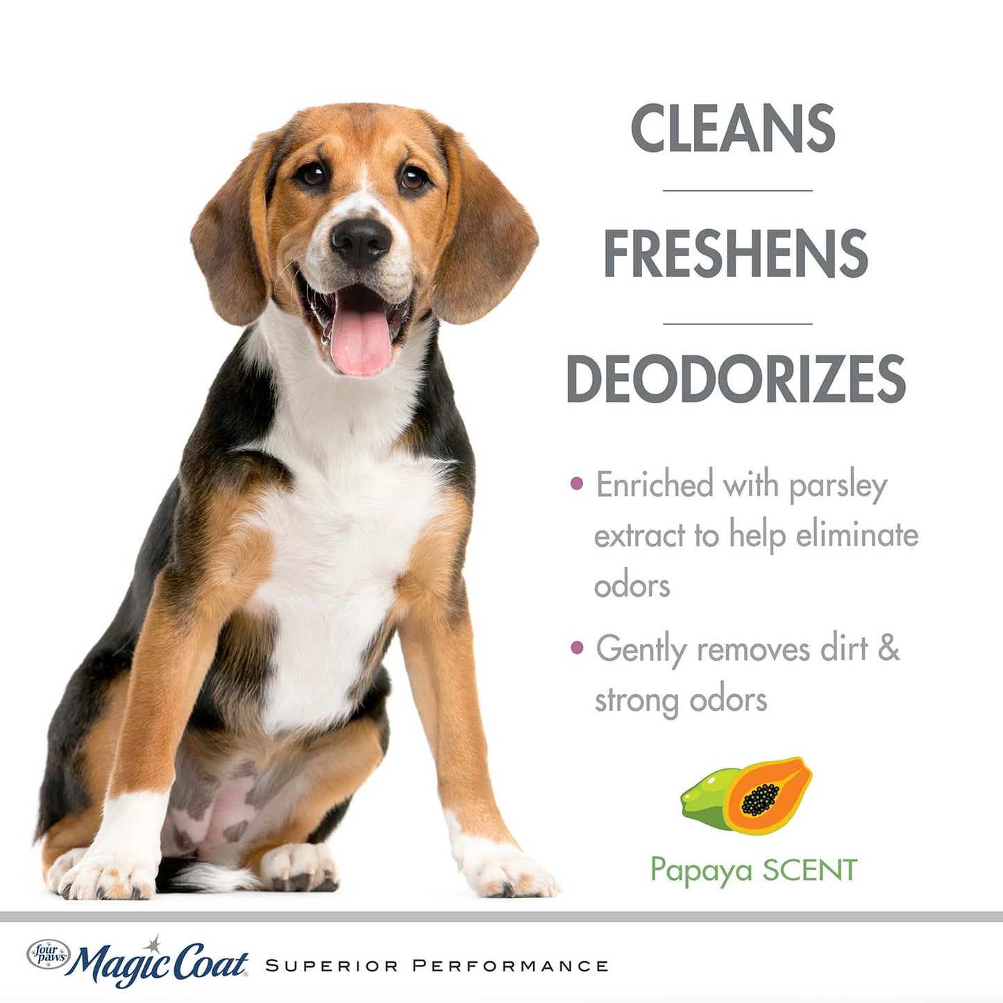 magic coat odor reducing shampoo, 16 ounce