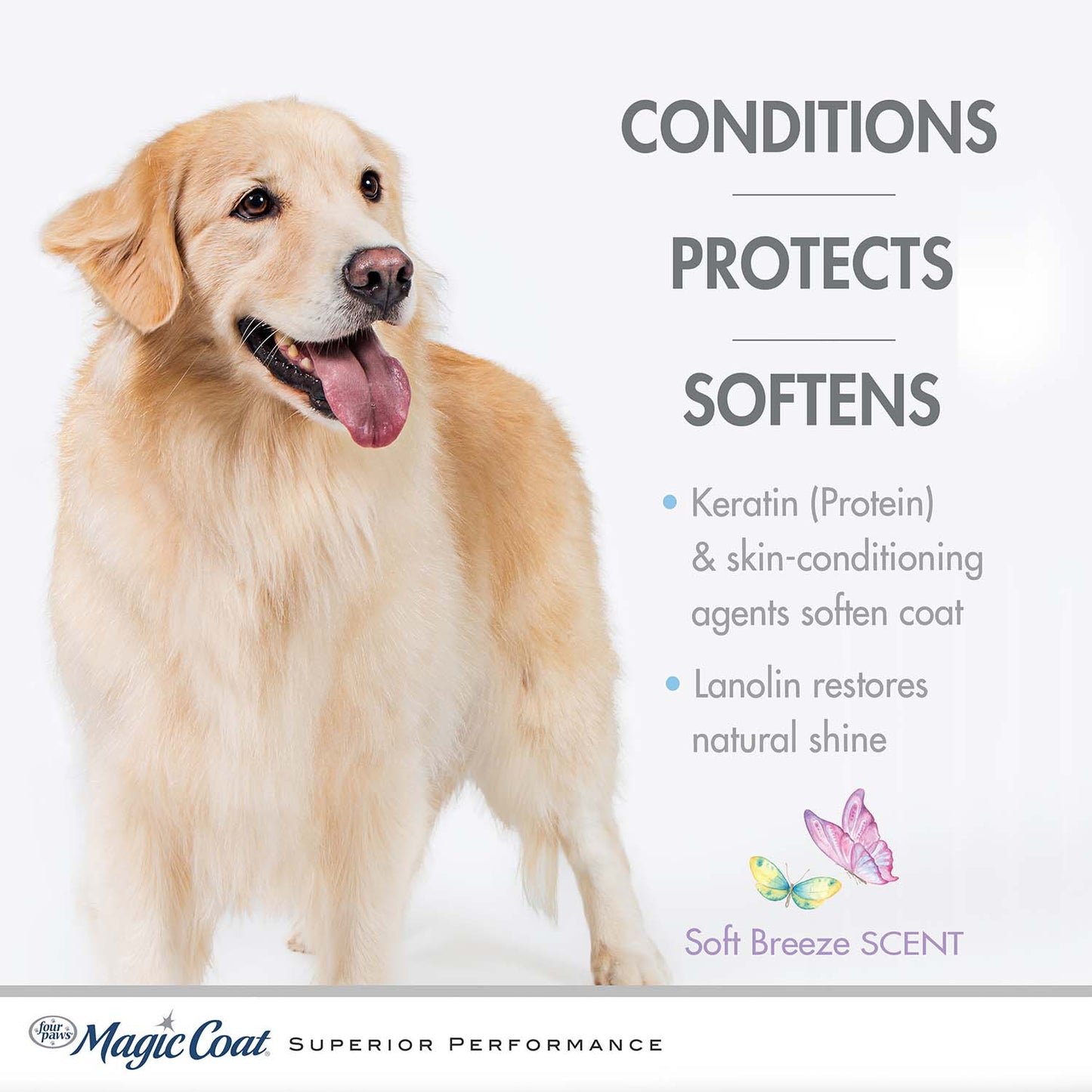 magic coat gentle tearless dog shampoo, 16 ounce