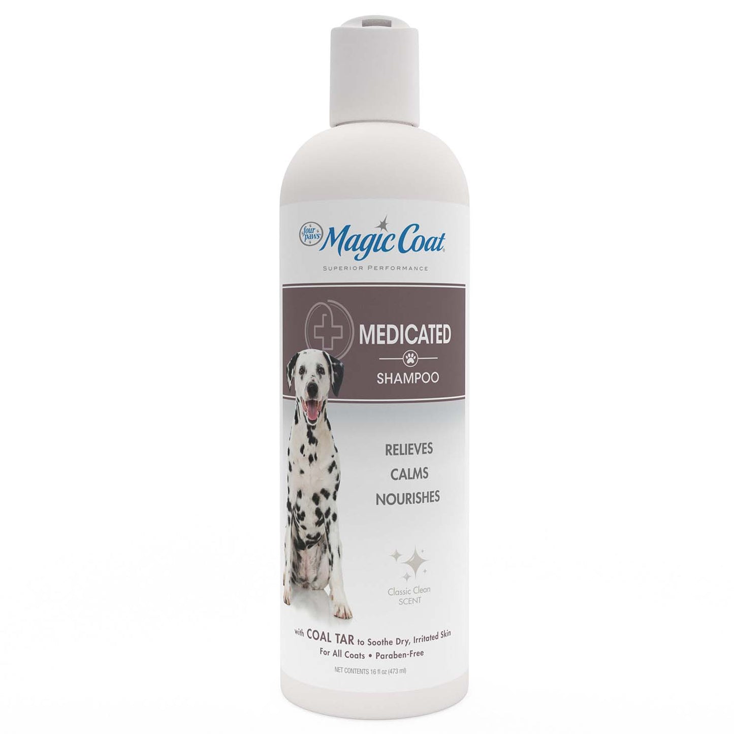 magic coat medicated dog shampoo for skin allergies, 16 ounce
