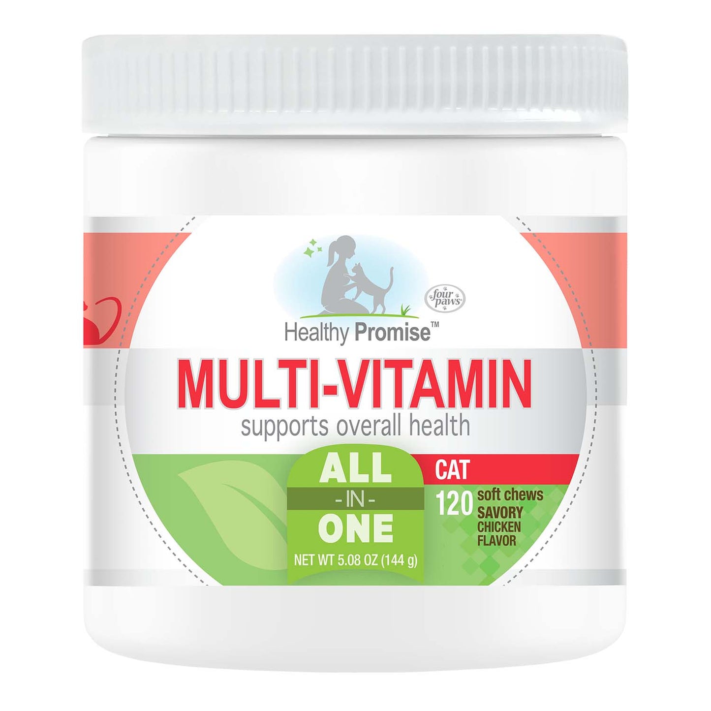 healthy promise multi-vitamins for cats, savory chicken (120 count)