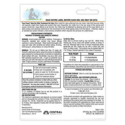 Healthy Promise Aloe Ear Mite Treatment For Cats, 0.75 Ounce
