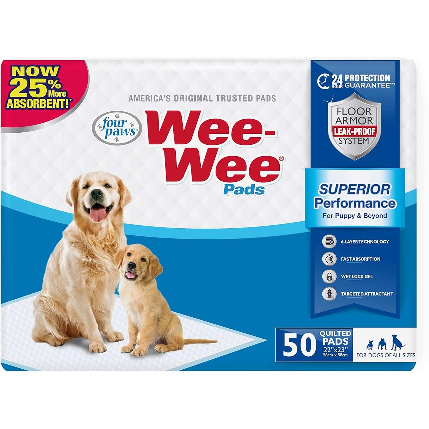 wee-wee pads 50pk