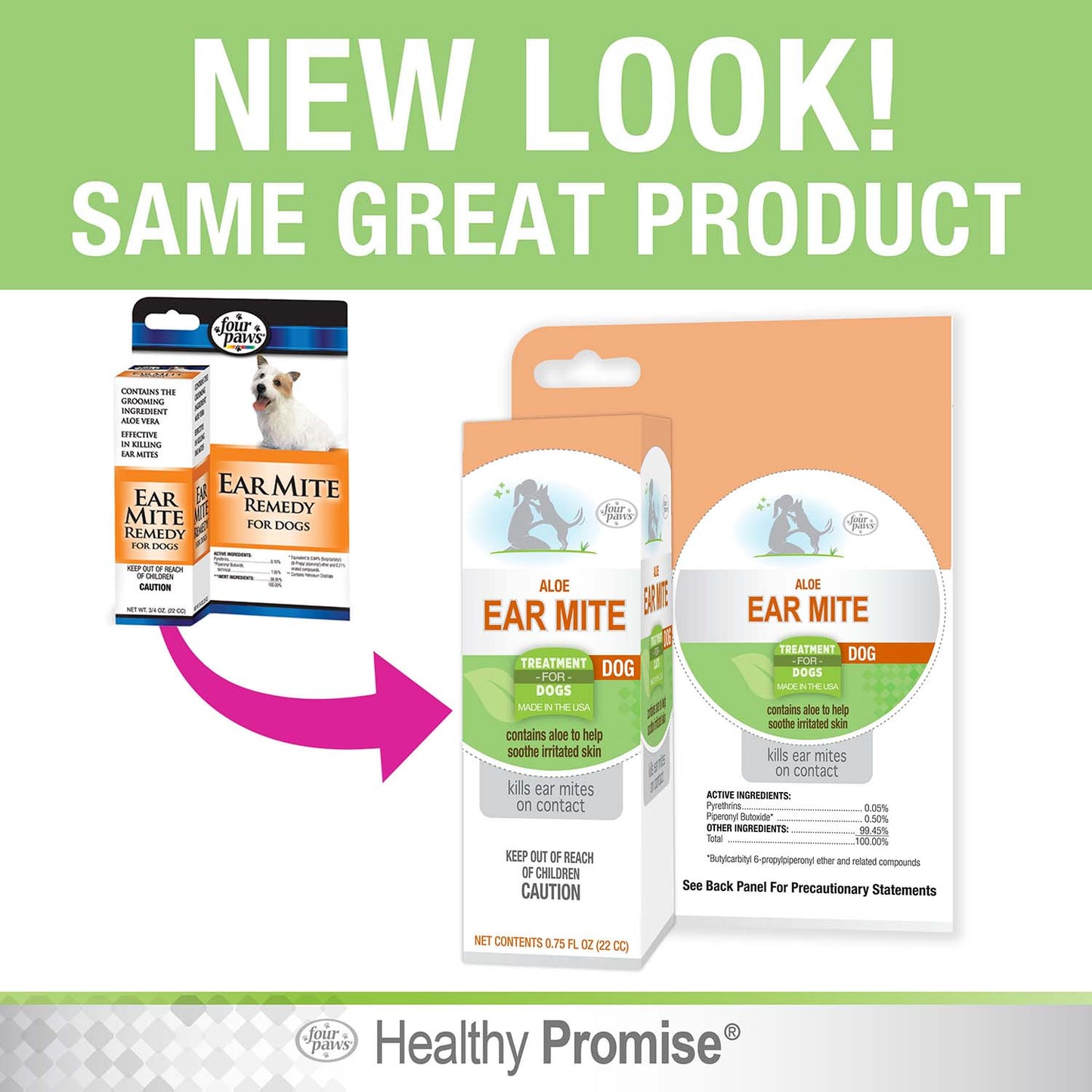 healthy promise aloe ear mite treatment for dogs, 0.75 ounce