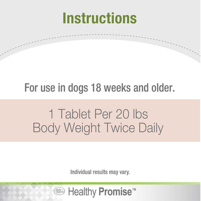Healthy Promise Potty Mouth Tablets, Coprophagia Stool Eating Deterrent for Dogs (90 Count)