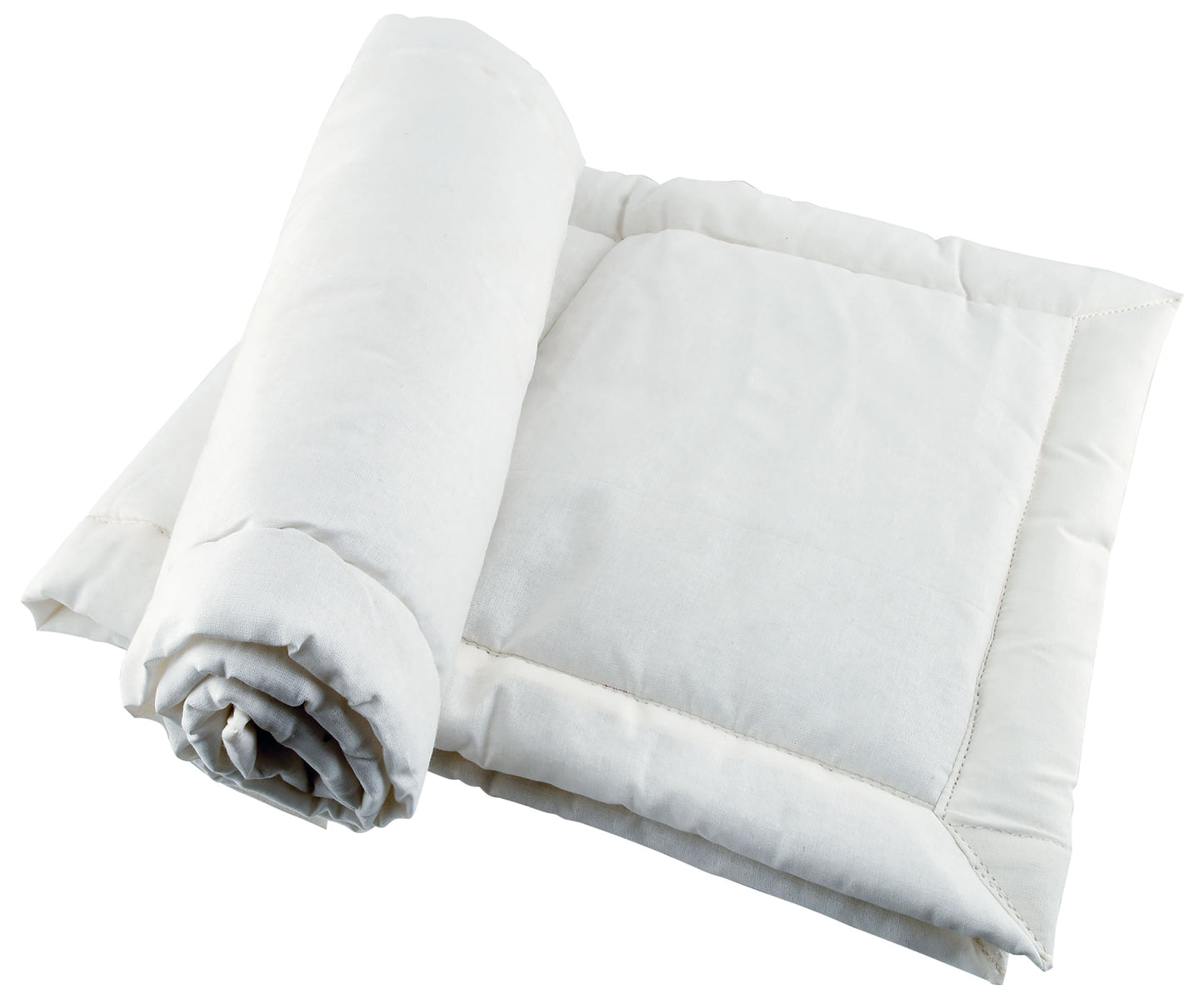 cotton pillow wraps - white pair size: 12 in