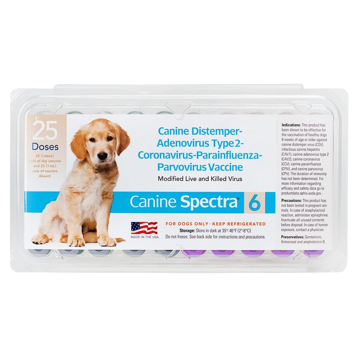 canine spectra 6 - 25 /d