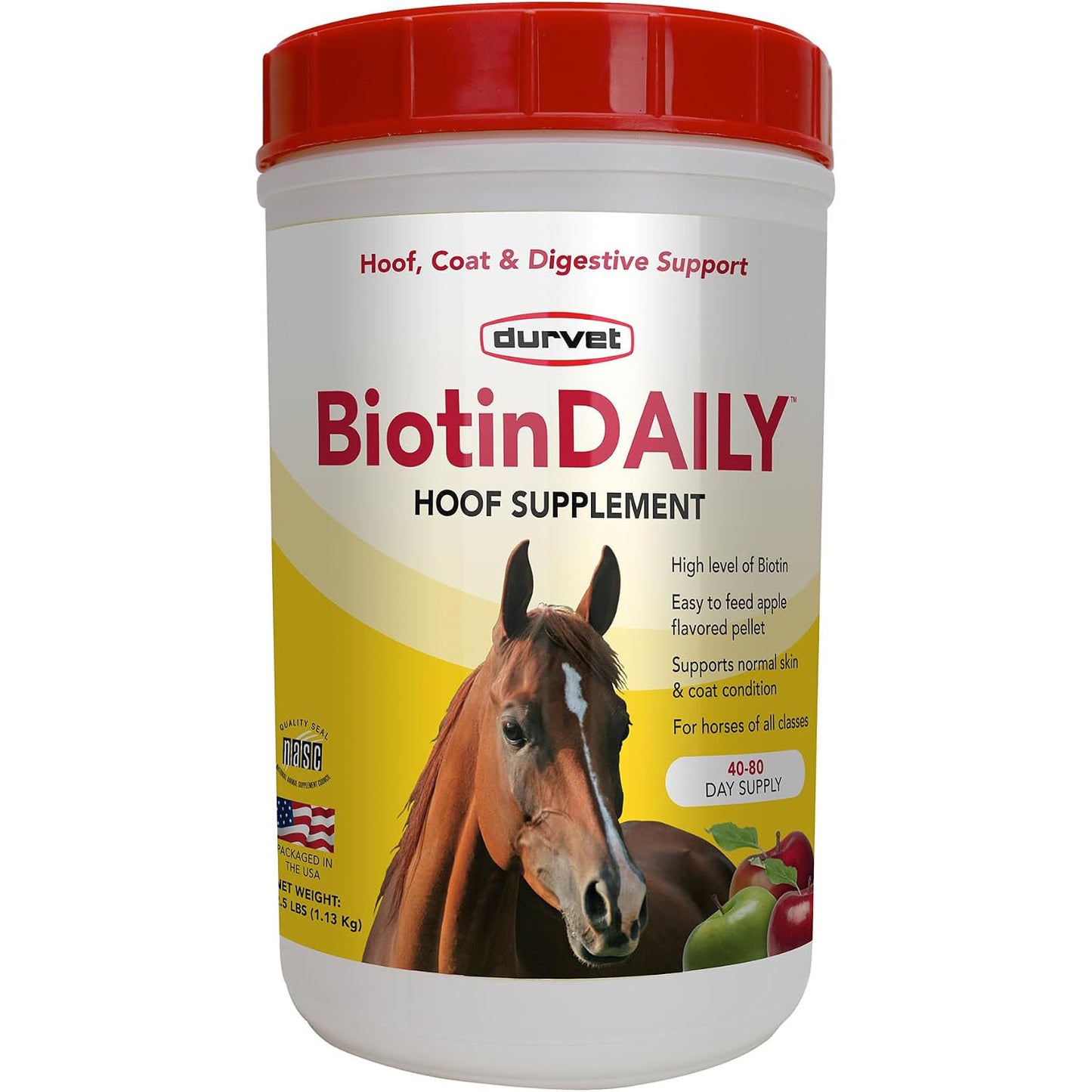 biotin daily w/ yea-sacc, 2.5 lbs