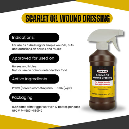 Scarlet Oil w/Sprayer, 16 oz
