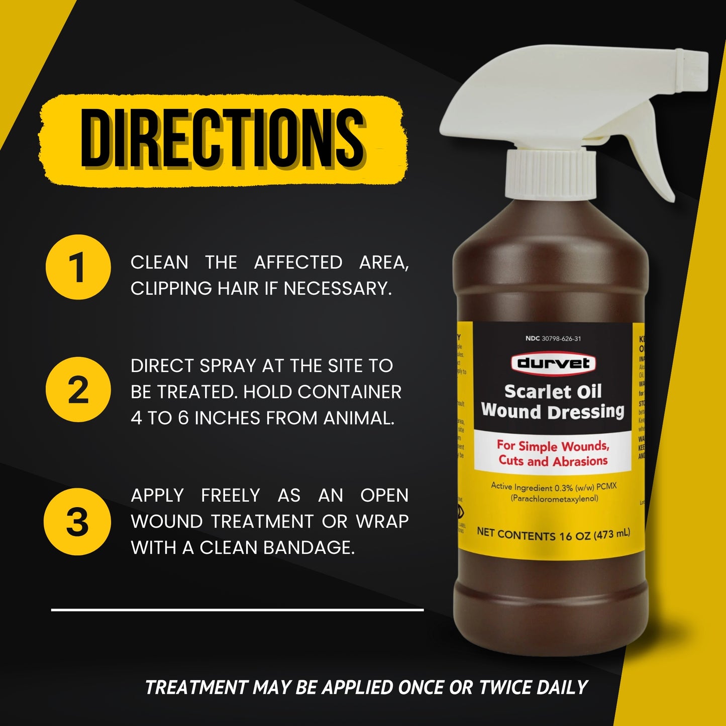 scarlet oil w/sprayer, 16 oz