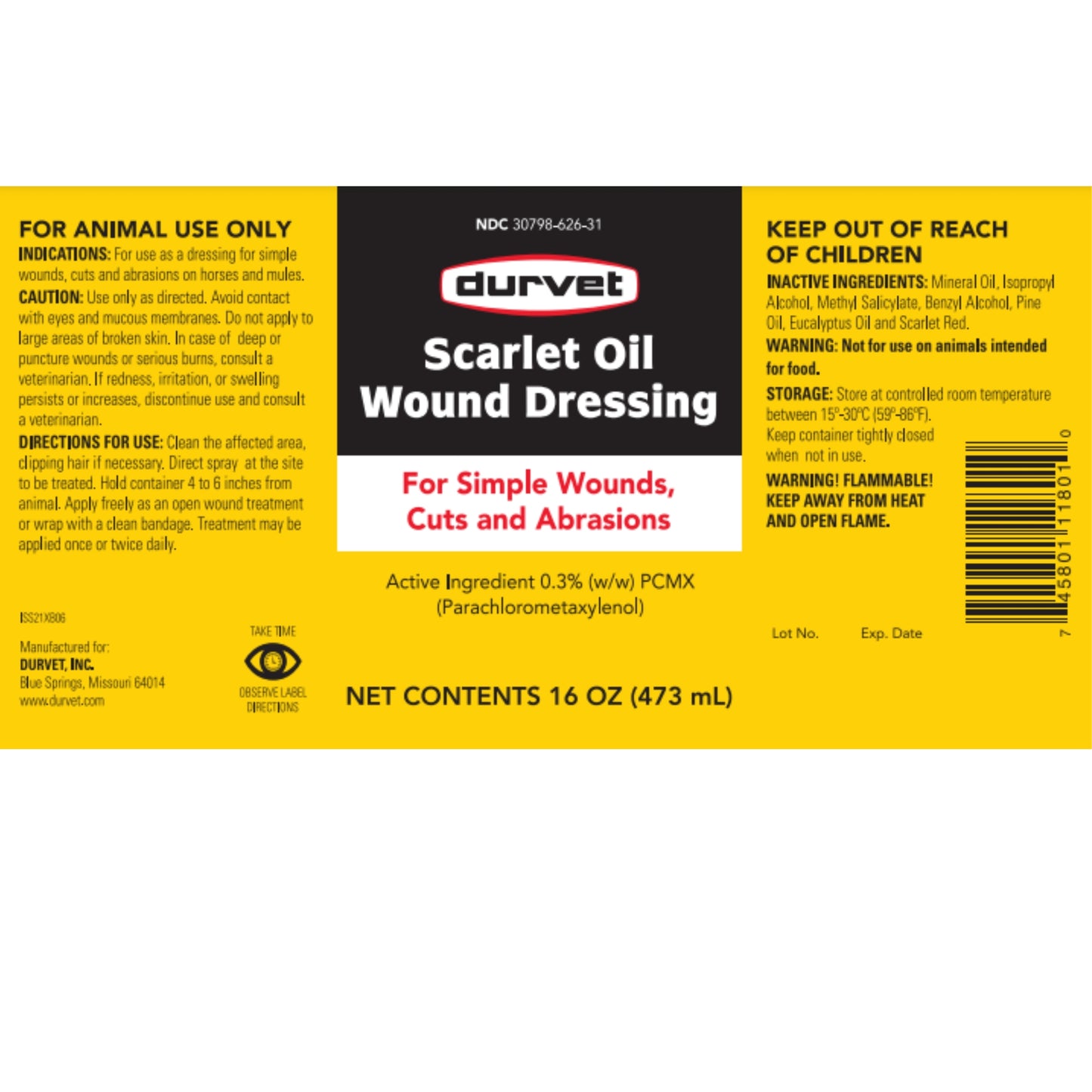 scarlet oil w/sprayer, 16 oz