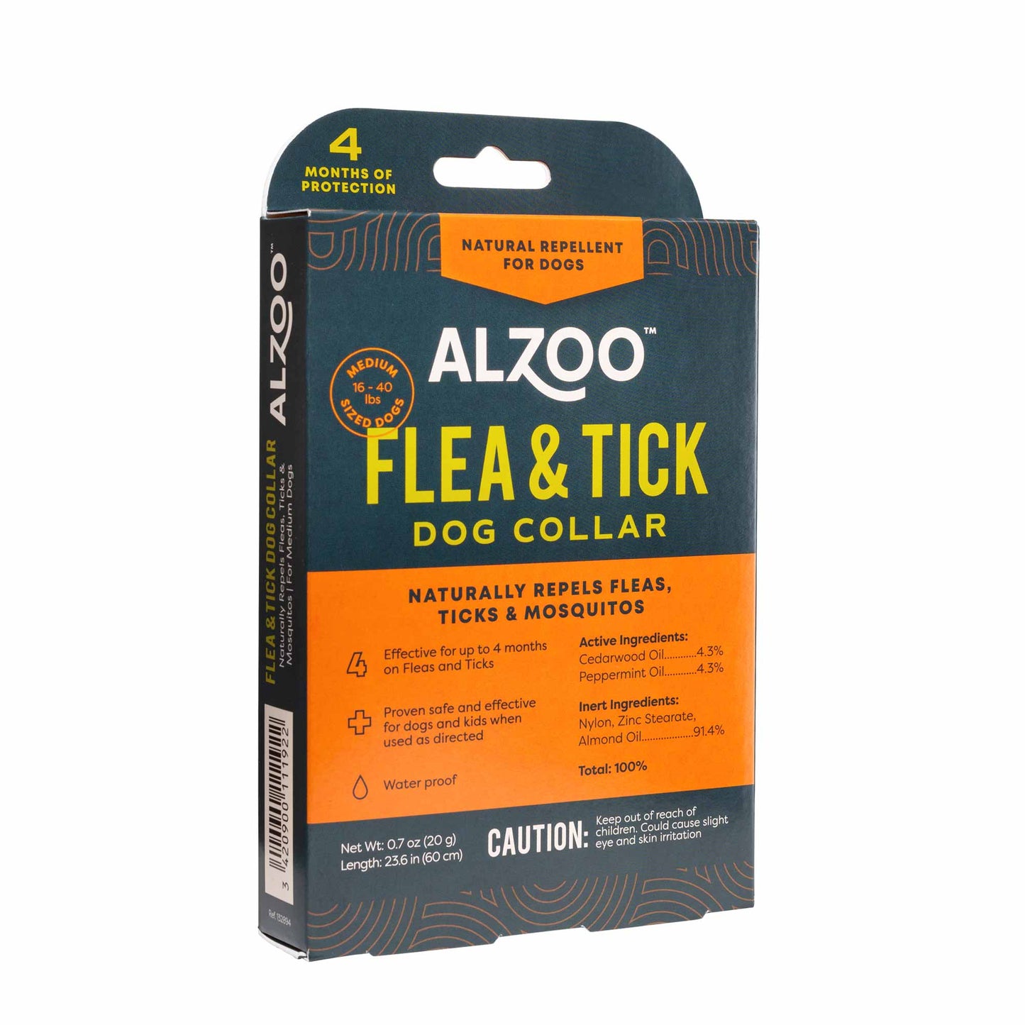 plant based flea & tick collar - medium dog