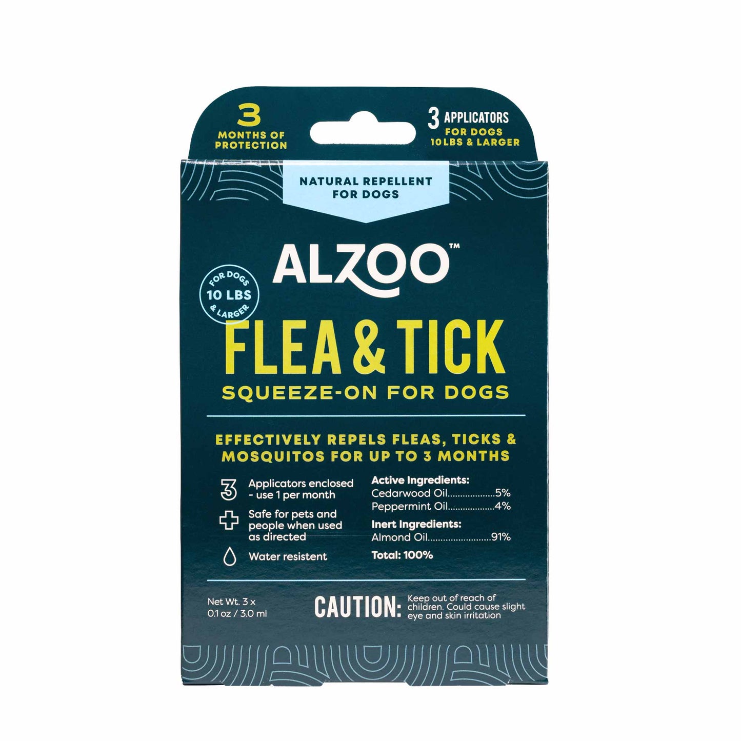 plant-based flea & tick squeeze-on dog