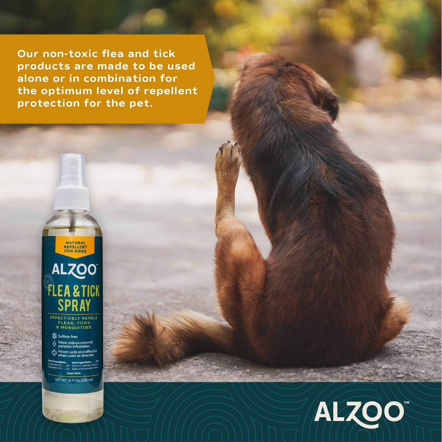 plant based flea & tick spray 8oz
