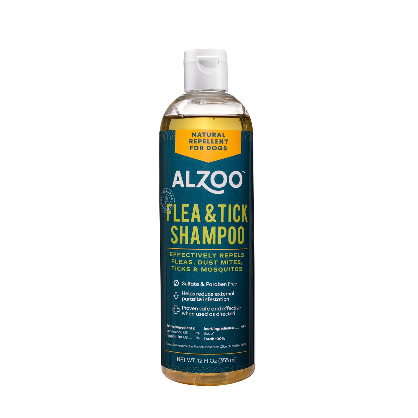 plant based flea & tick shampoo 12oz